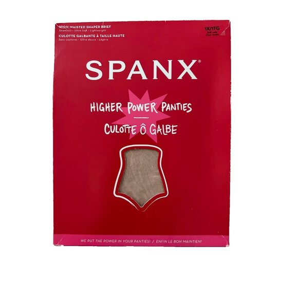 Spanx 2746 Higher Power Panties Shaper Brief Soft Nude ( 1X )